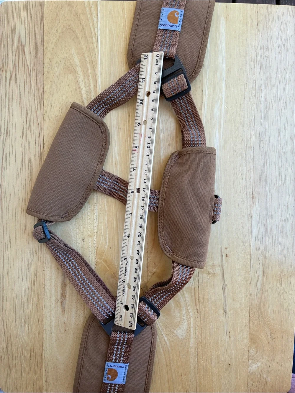 Carhartt Brown Training Harness with Reflective Webbing